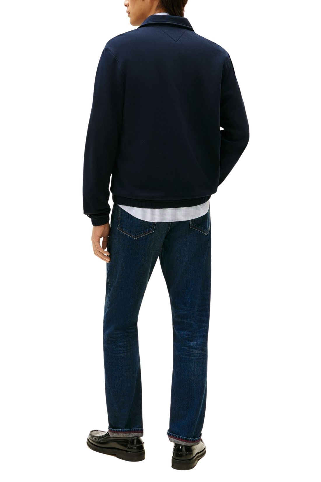 TOMMY HILFIGER - Men's sweatshirt with collar and zip-2