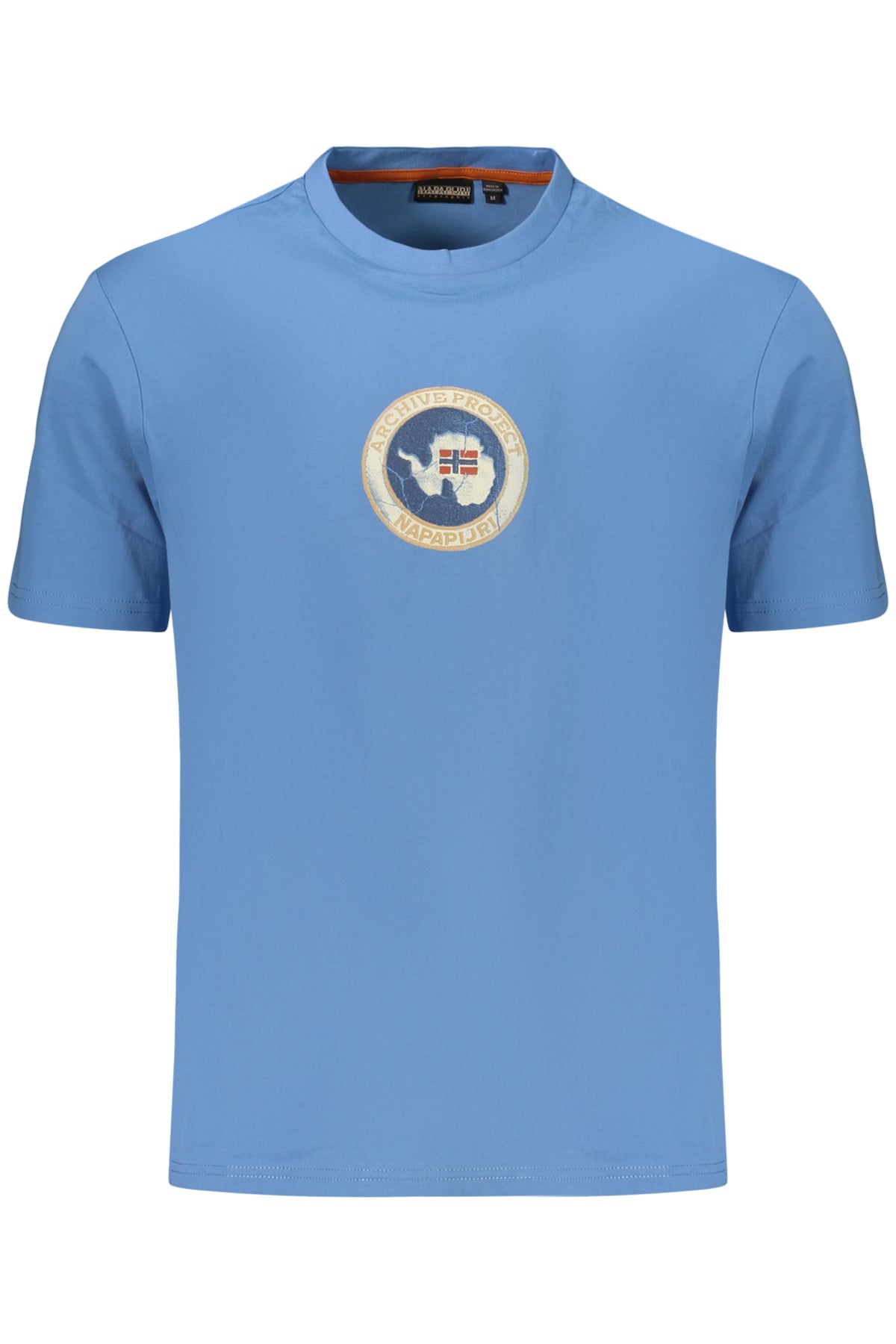 Napapijri T-shirt til mænd – blå kortærmet