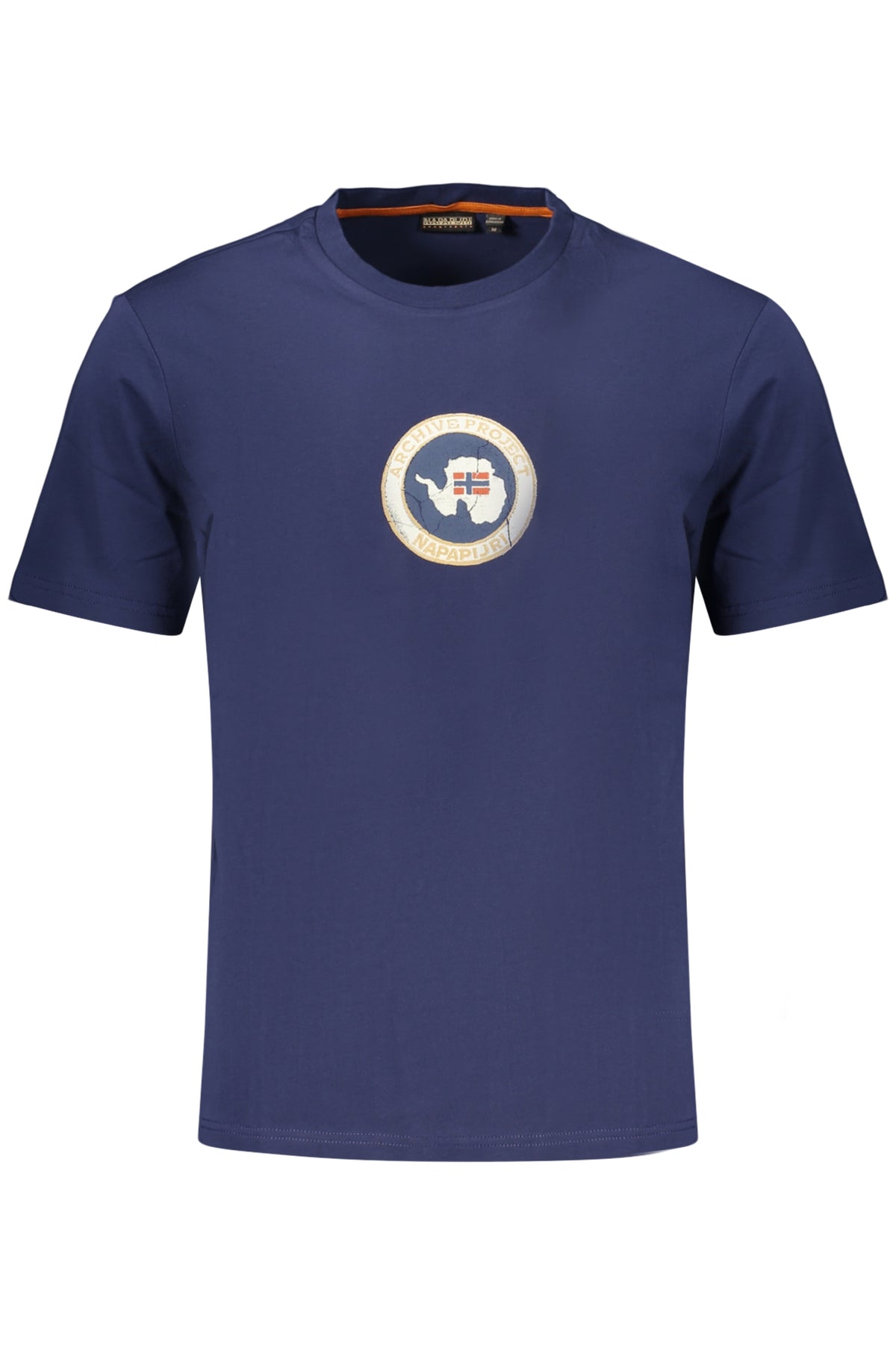 Napapijri T-shirt til mænd – blå bomuld