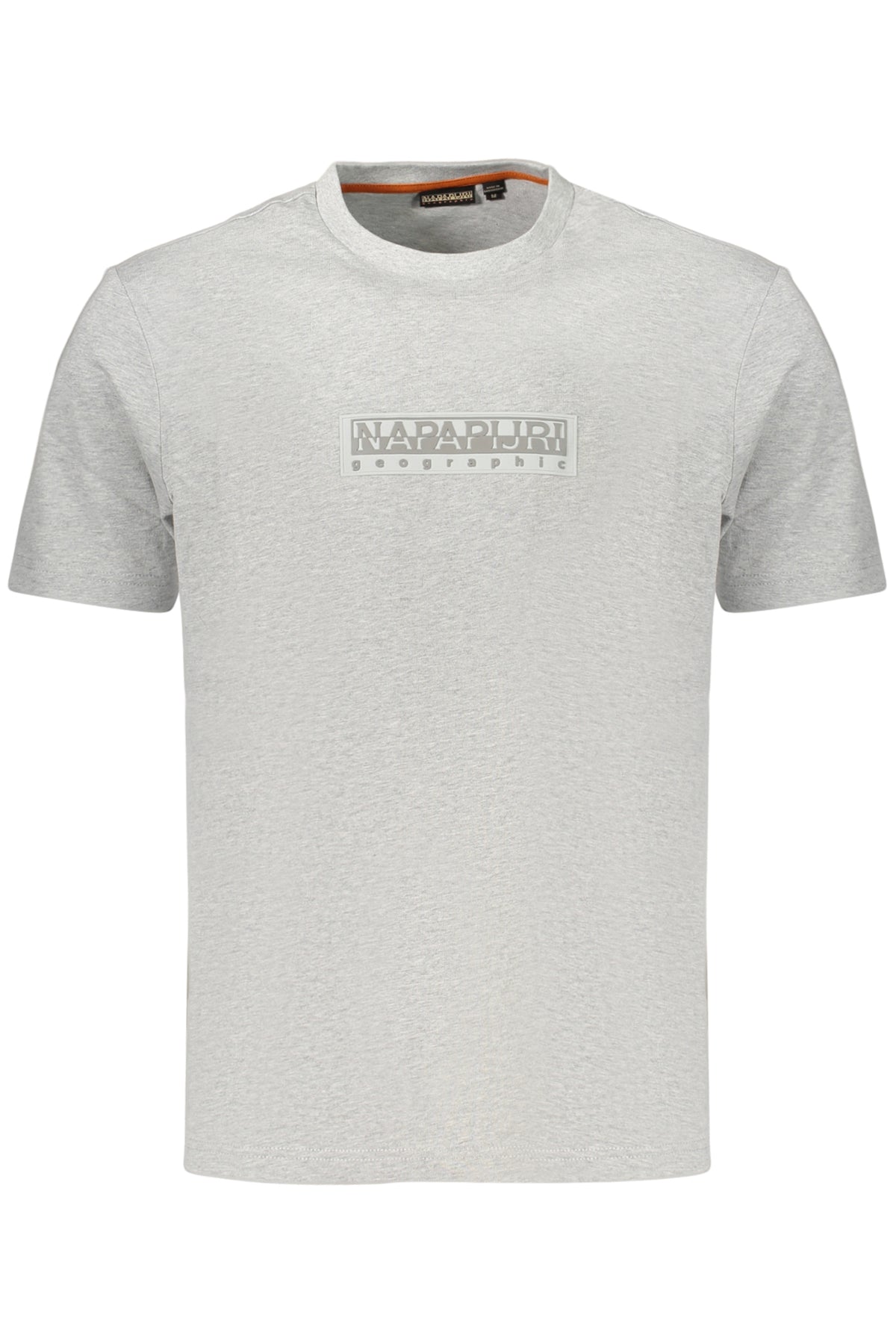 Napapijri T-shirt til mænd – grå bomuld med kort ærme