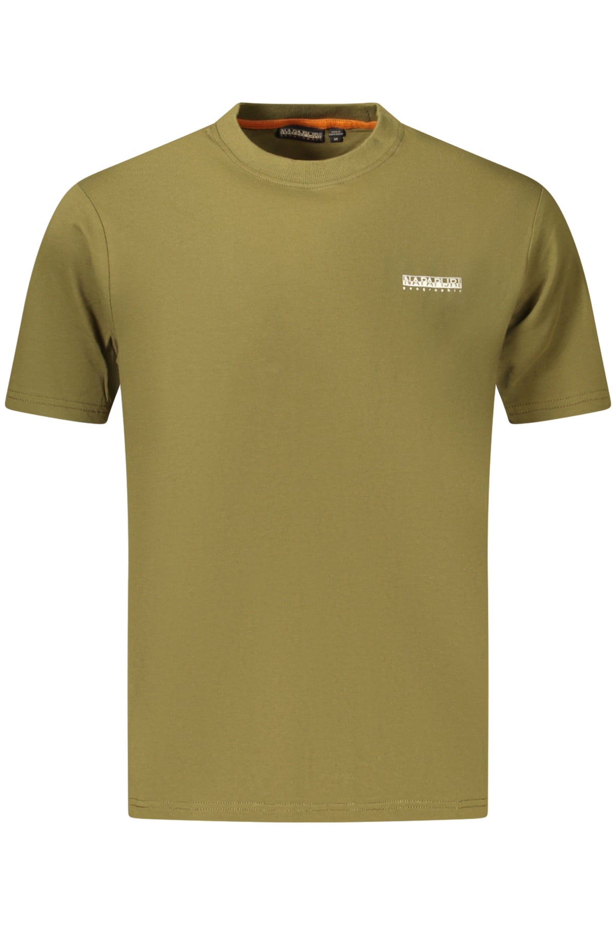 Napapijri T-shirt til mænd – grøn med logoprint