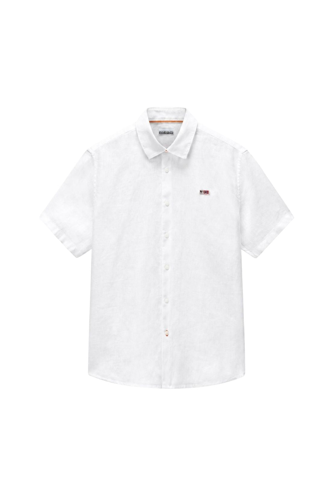 NAPAPIJRI - Men's Gilbert Short-Sleeve Linen Shirt-1