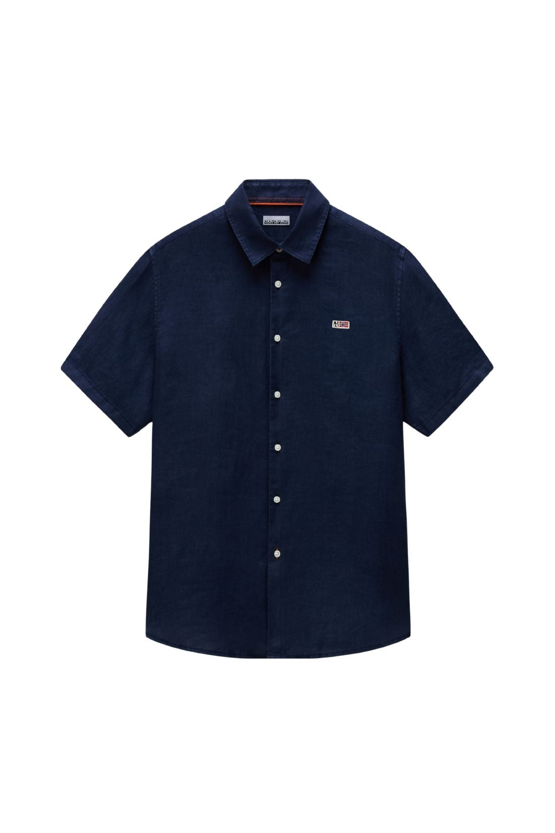 NAPAPIJRI - Men's Gilbert Short-Sleeve Linen Shirt-4