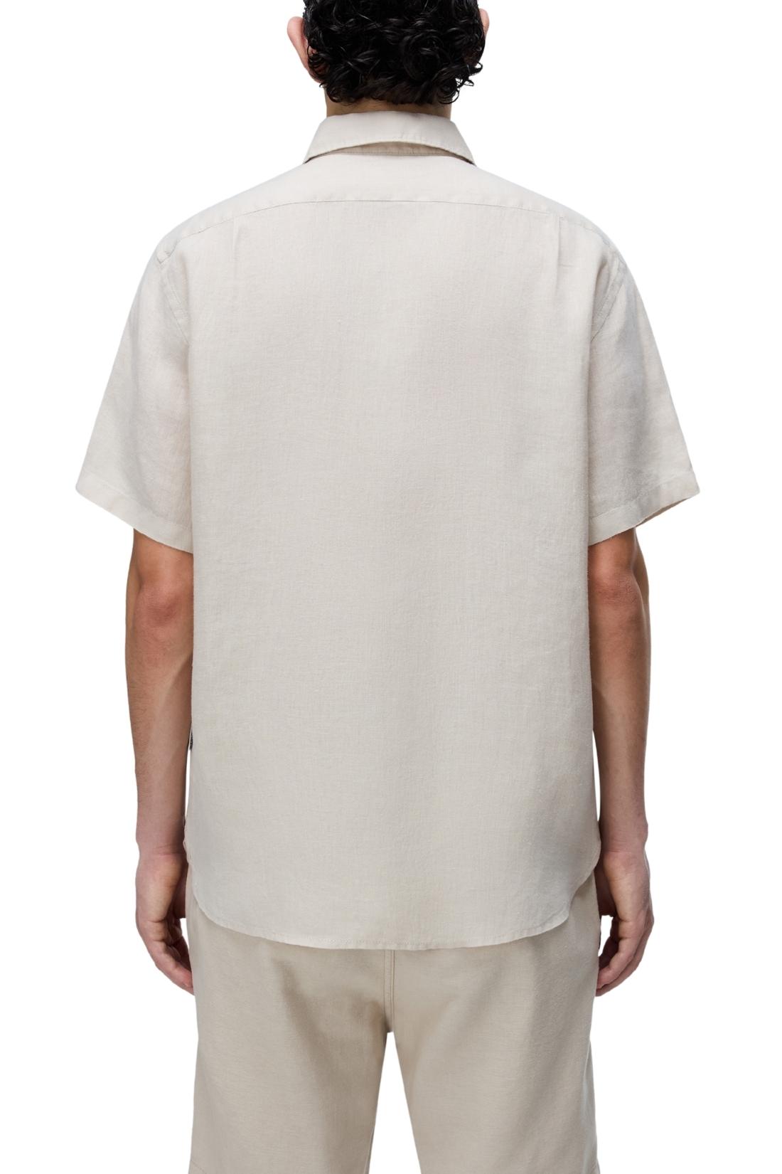 NAPAPIJRI - Men's Gilbert Short-Sleeve Linen Shirt-8