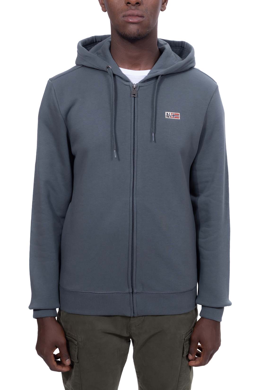 NAPAPIJRI - Men's winter Buri sweatshirt with zip - Size XXL-0