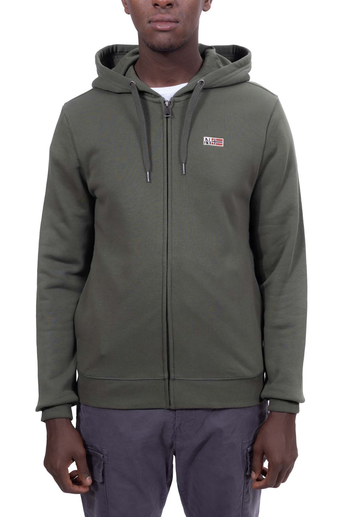 NAPAPIJRI - Men's winter Buri sweatshirt with zip - Size XXL-3