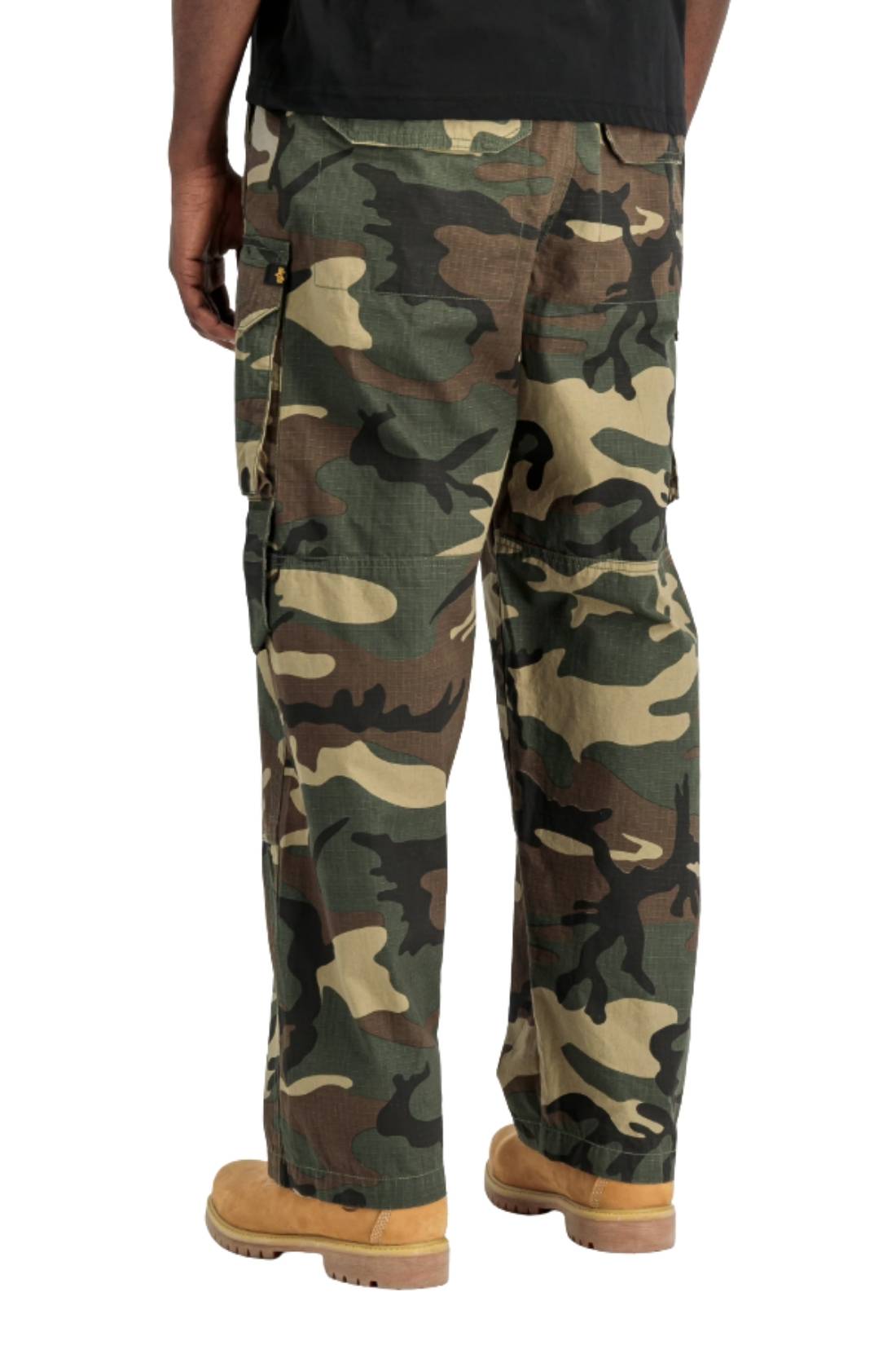 ALPHA INDUSTRIES - Men's Ripstop Patchwork Camo cargo trousers-2