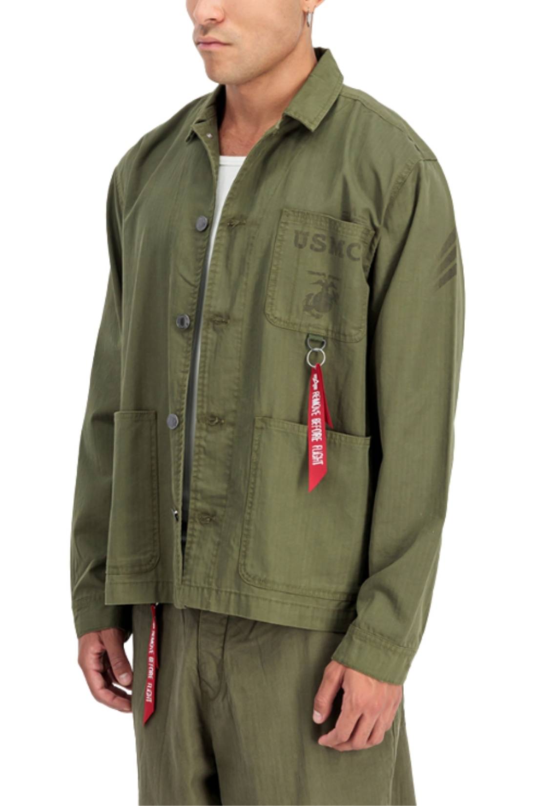 ALPHA INDUSTRIES - Men's P41 HBT Combat overshirt-0