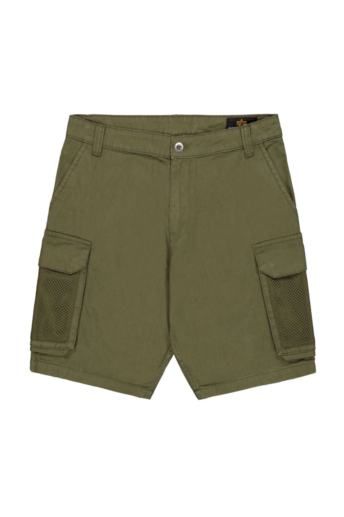 ALPHA INDUSTRIES - Men's Mesh Utility cargo Bermuda shorts  - Size-6