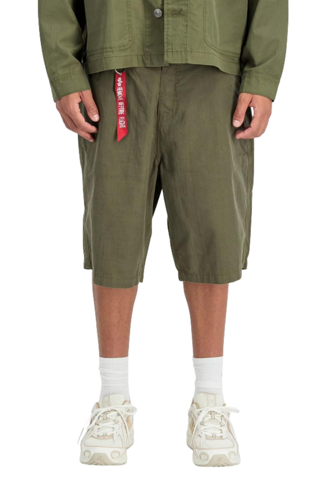 ALPHA INDUSTRIES - Men's P41 HBT Combat Bermuda shorts-0