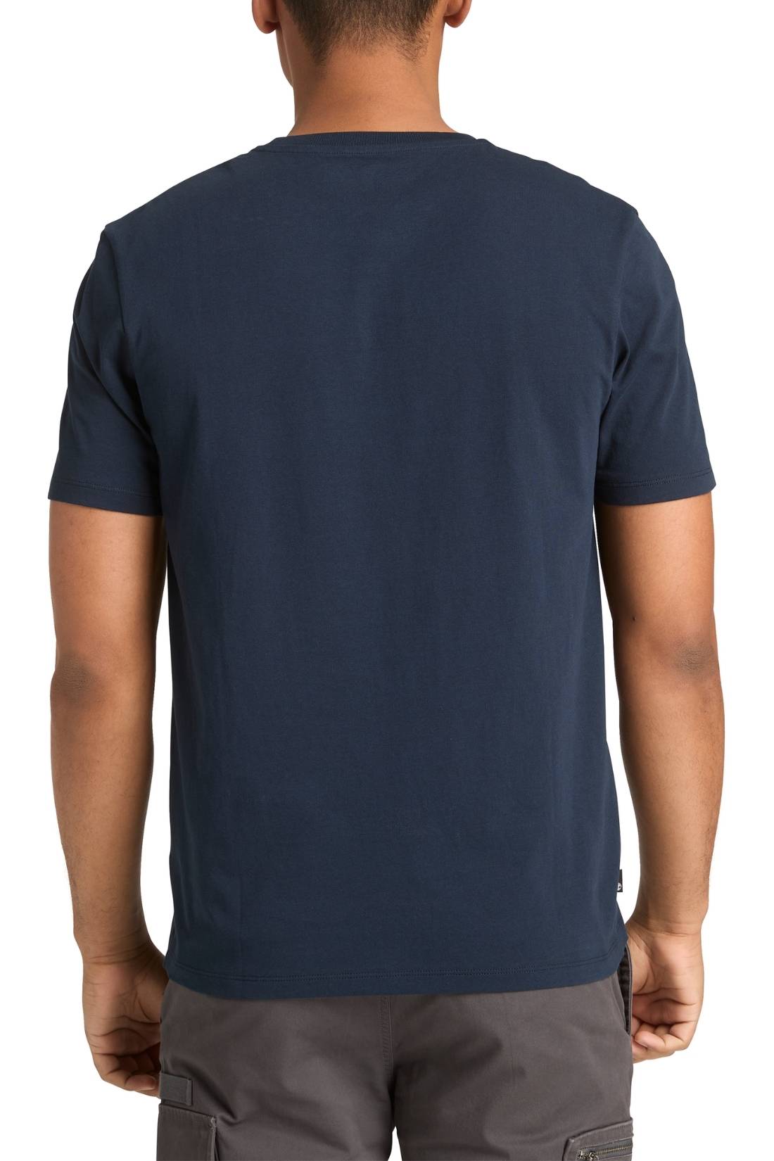 TIMBERLAND - Men's T-shirt with linear logo  - Size 3XL-8