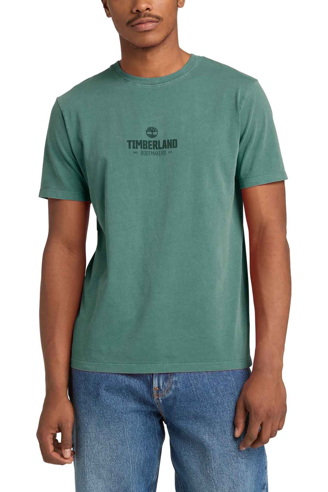 TIMBERLAND - Men's garment-dyed T-shirt  - Size 3XL-2