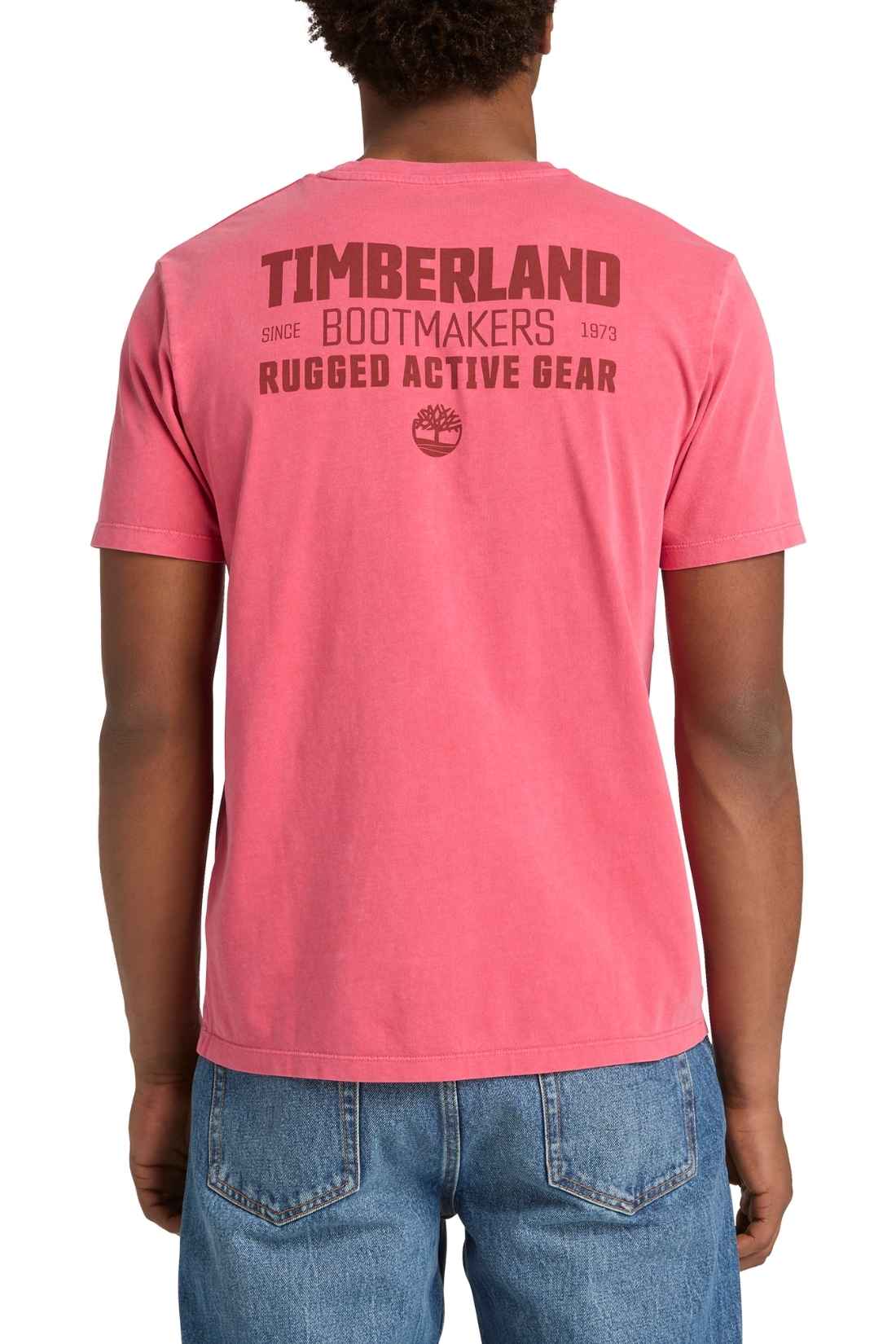 TIMBERLAND - Men's garment-dyed T-shirt  - Size 3XL-3
