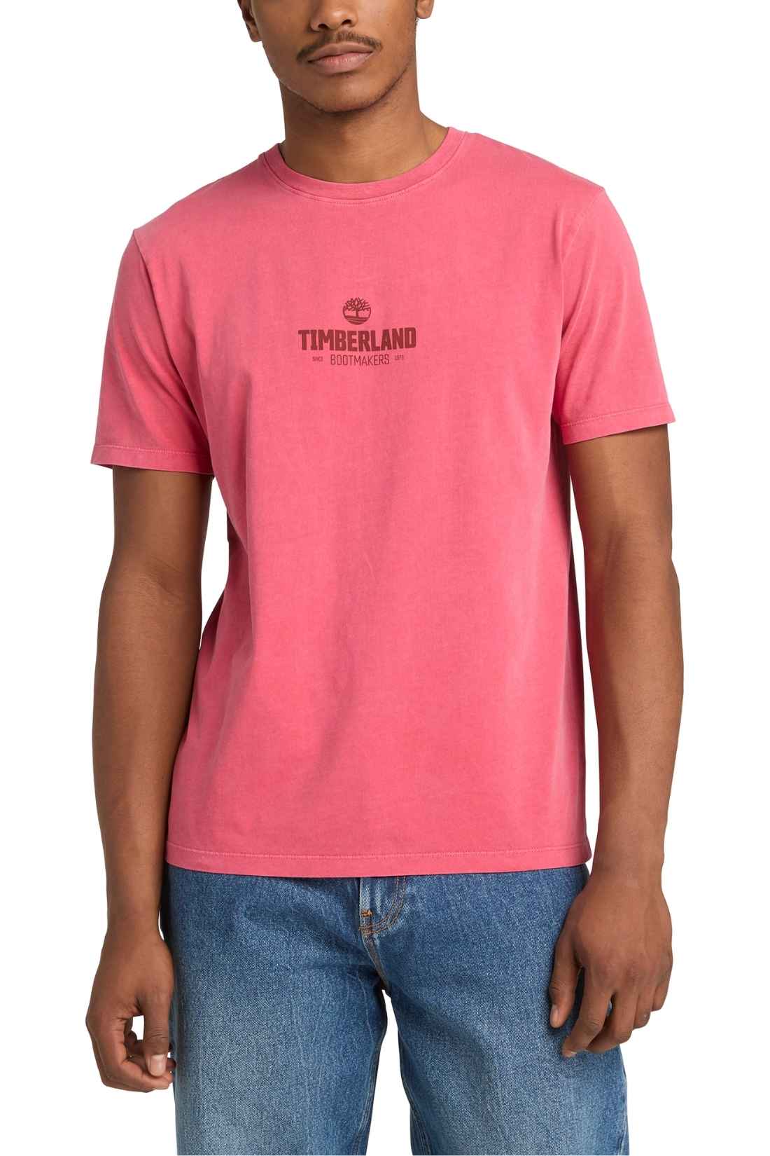TIMBERLAND - Men's garment-dyed T-shirt  - Size 3XL-5