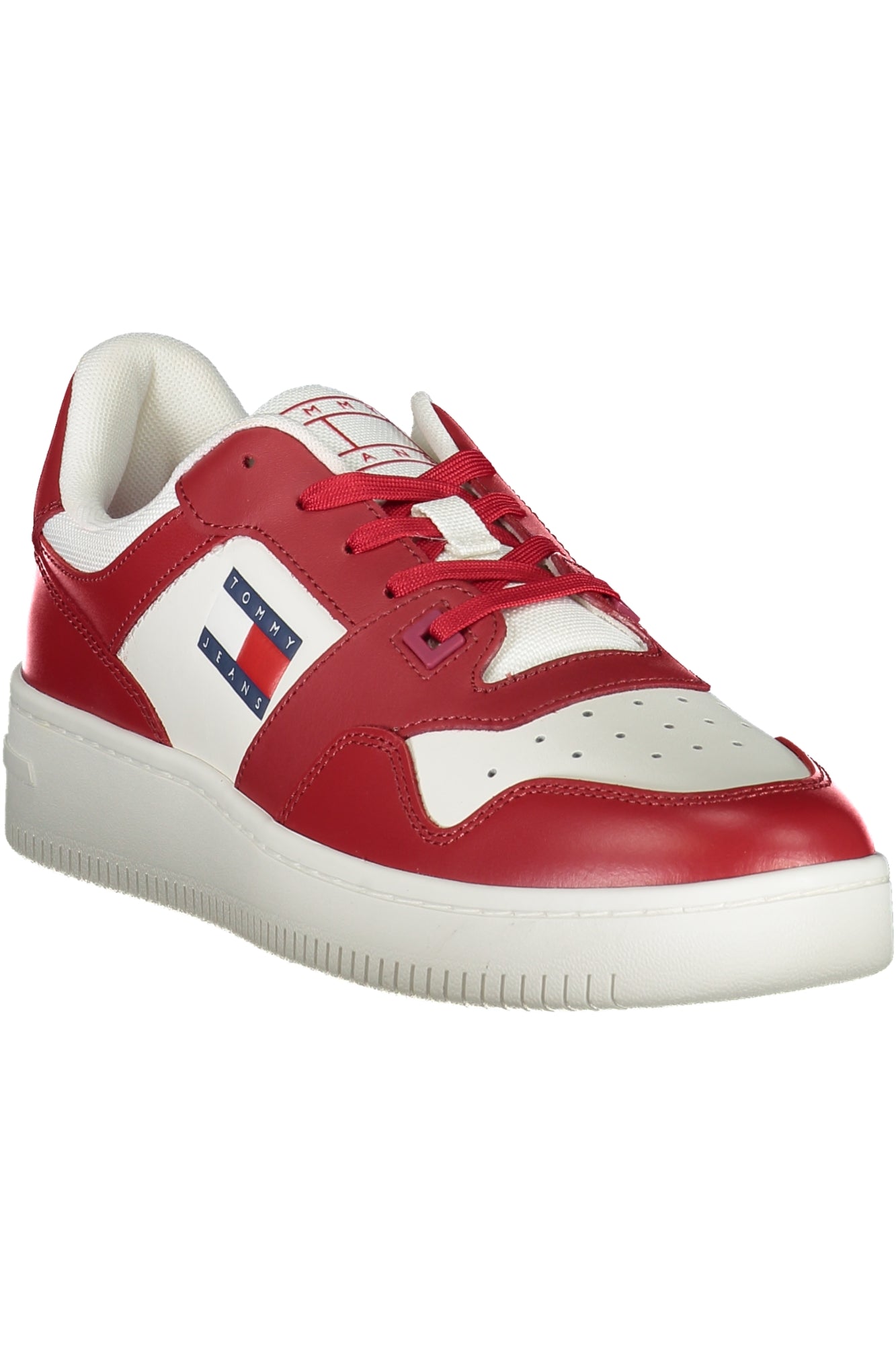 TOMMY HILFIGER MEN'S RED SPORTS SHOES-1