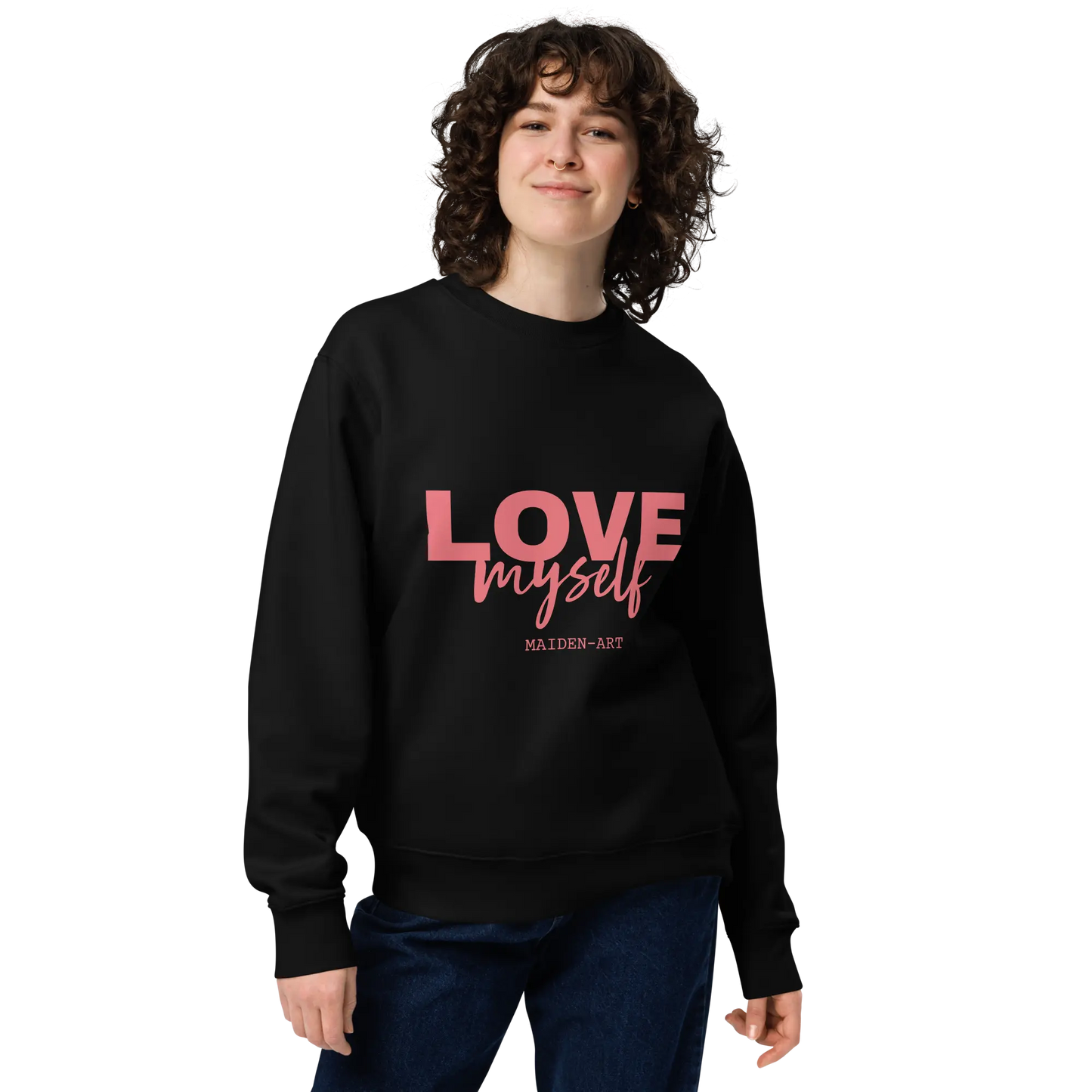 LOVE Myself Unisex eco sweatshirt-2