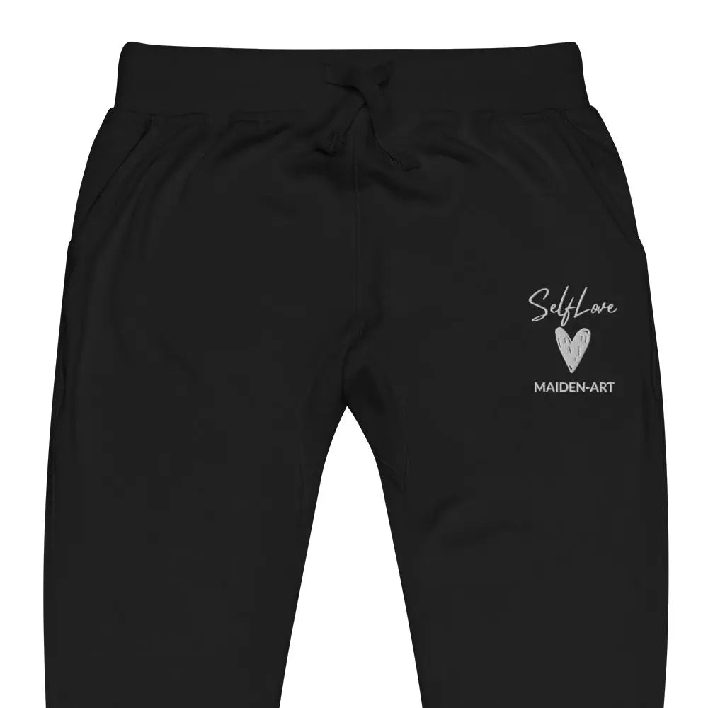 Self Love Unisex fleece sweatpants with Embroidery fashion sweatpants-2