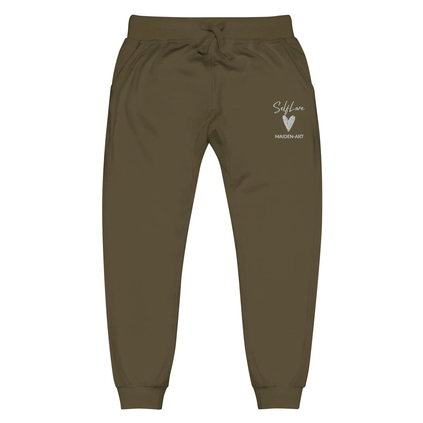 Self Love Unisex fleece sweatpants with Embroidery fashion sweatpants-7