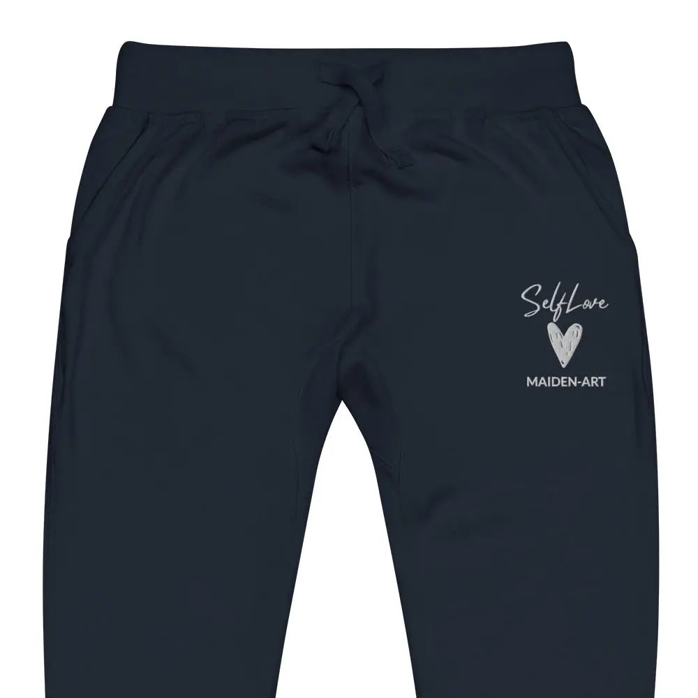 Self Love Unisex fleece sweatpants with Embroidery fashion sweatpants-4