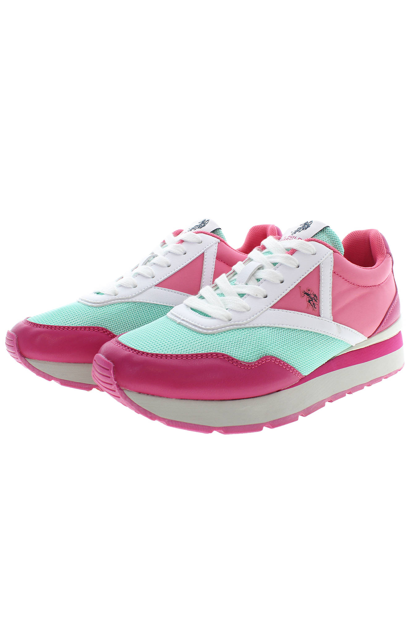 US POLO ASSN. WOMEN'S PINK SPORTS FOOTWEAR-1