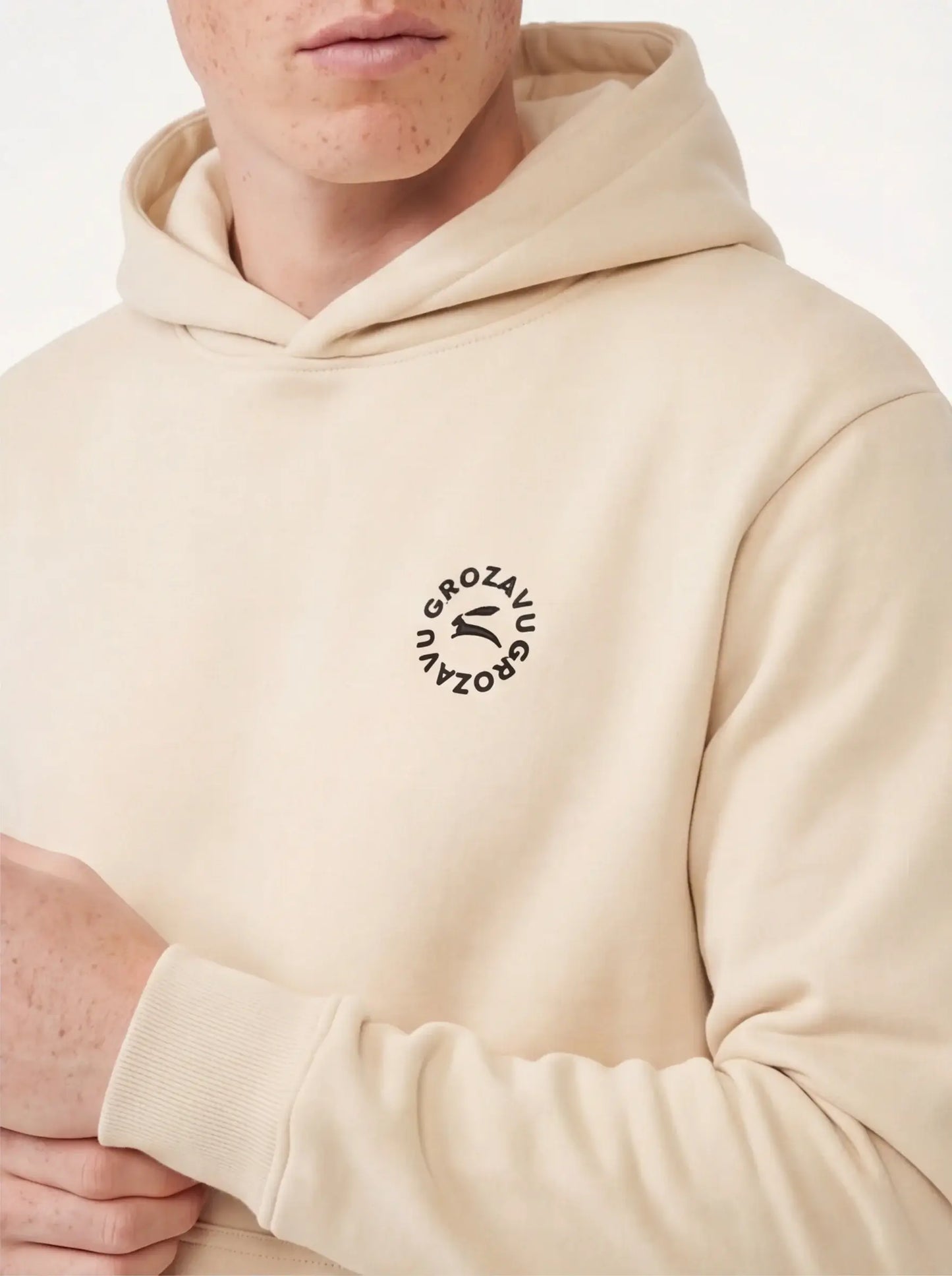 Brushed Relaxed Hoodie-3