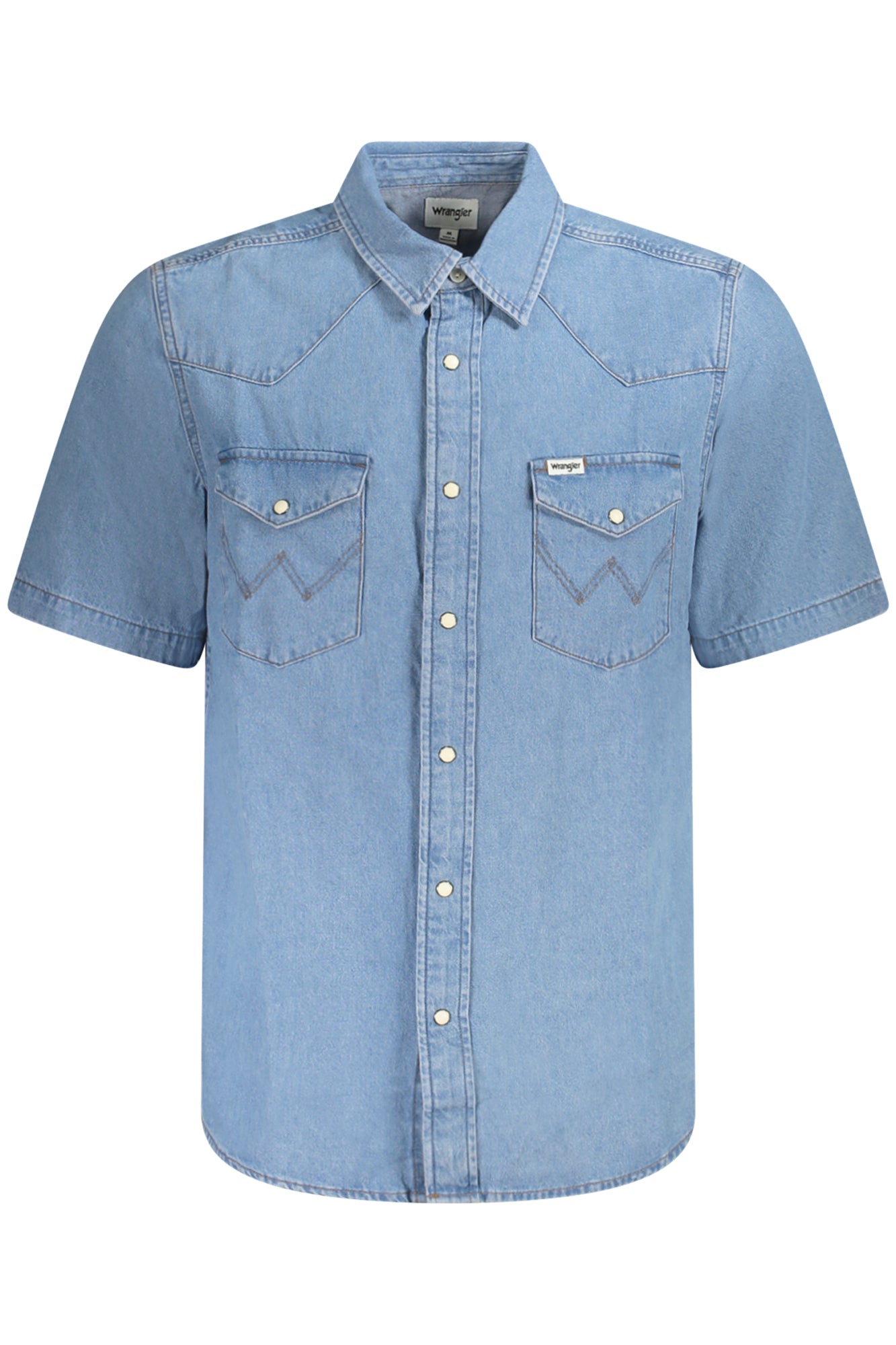 WRANGLER SHORT SLEEVE SHIRT MEN BLUE-0