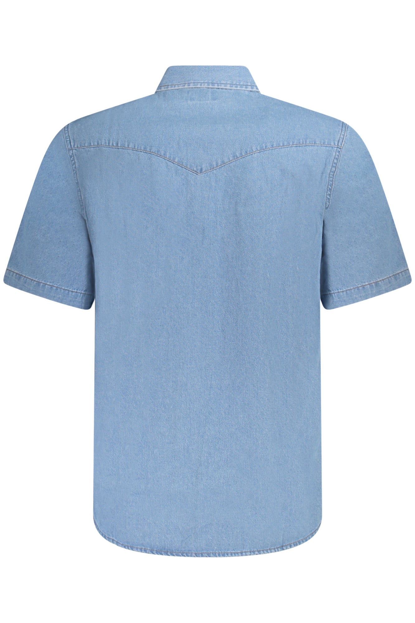 WRANGLER SHORT SLEEVE SHIRT MEN BLUE-1